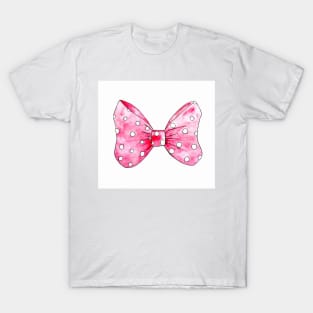 Pink bow T-Shirt